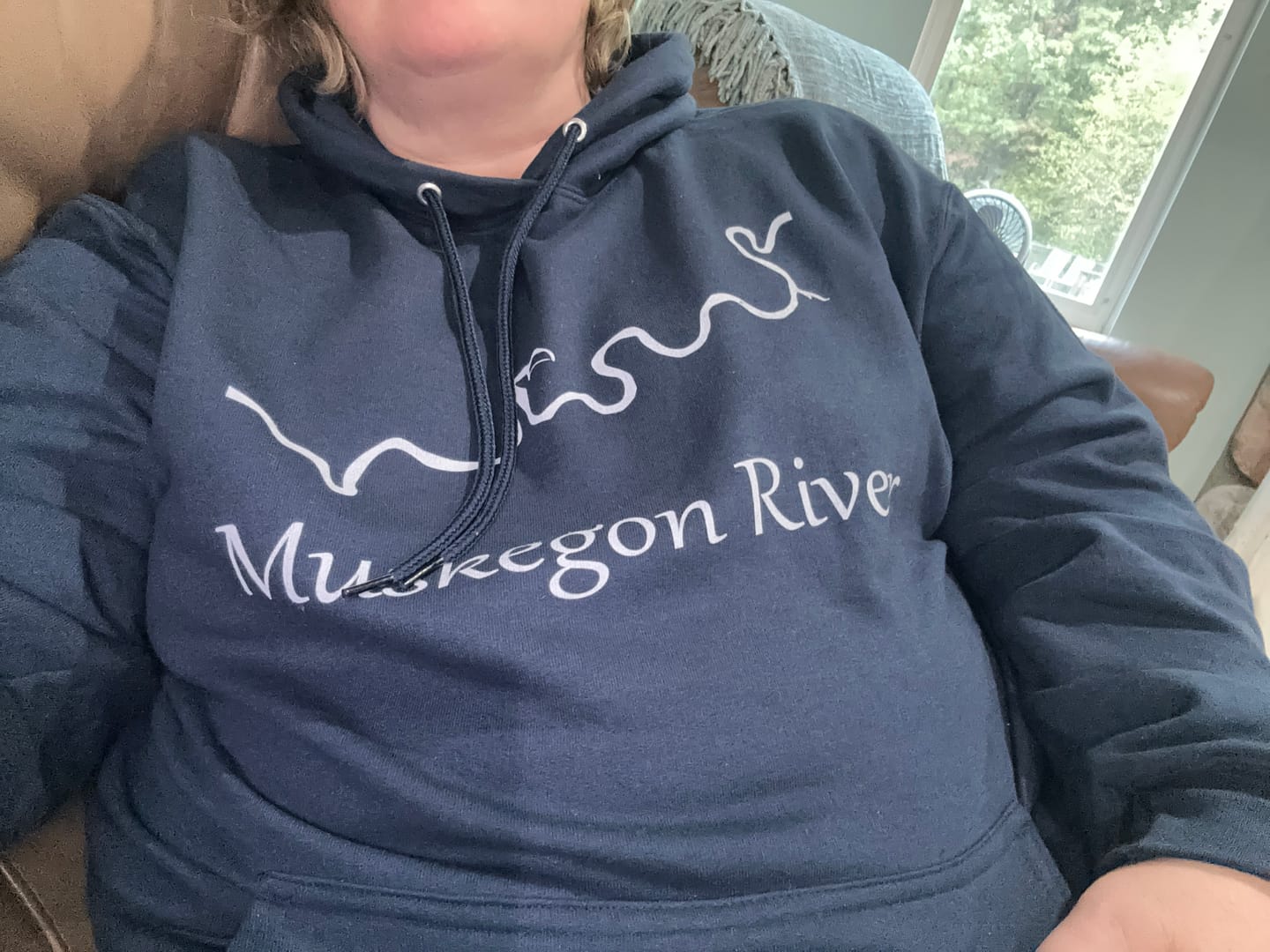 Customer photo review of Lake Custom Hooded Sweatshirt