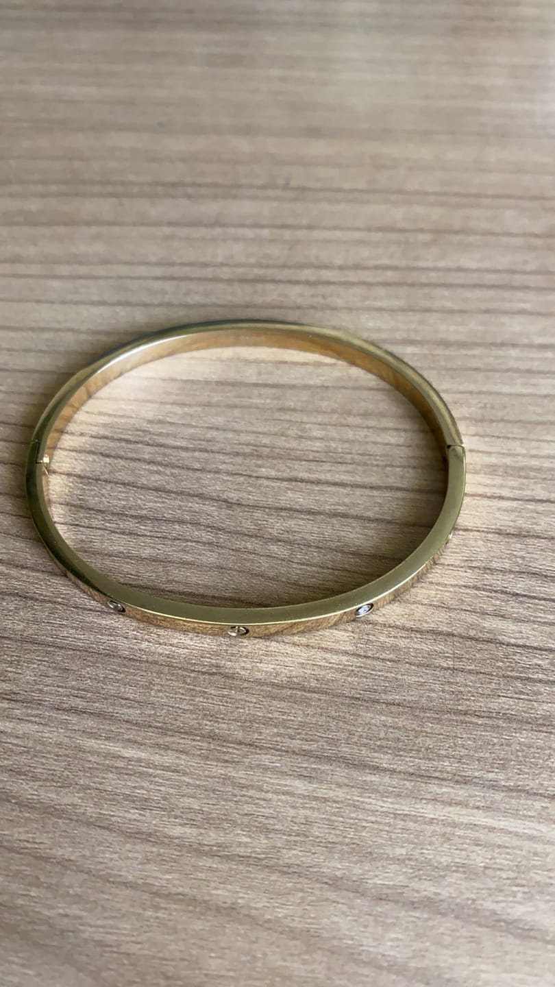 Customer photo review of Timeless Affection Stone Armreif