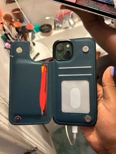 Customer photo review of (🎃HALLOWEEN PRE SALE - 49% OFF) Smart Flip Camera Stand Leather Wallet Phone Case