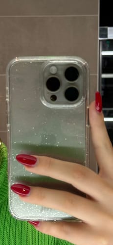 Customer photo review of Sparkle Away Transparent - iPhone 15 Pro Max