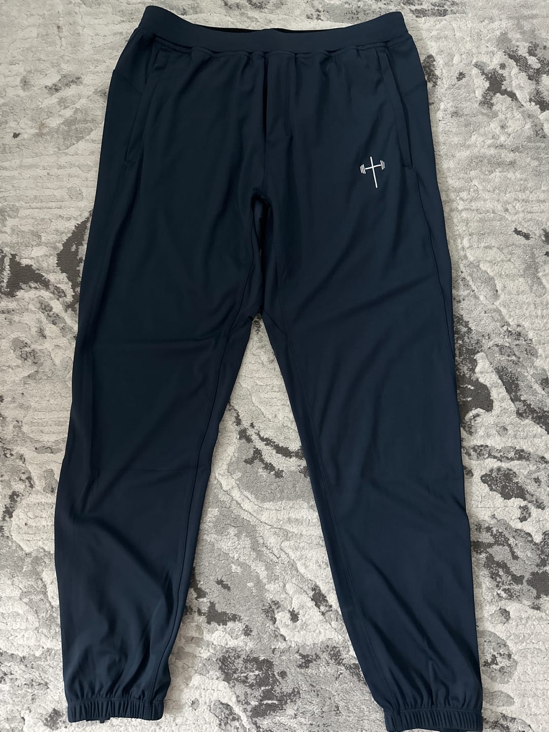 Customer photo review of Active Joggers - Navy Blue