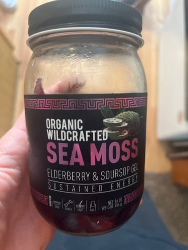 Customer photo review of Elderberry and Soursop Infused Sea Moss Gel