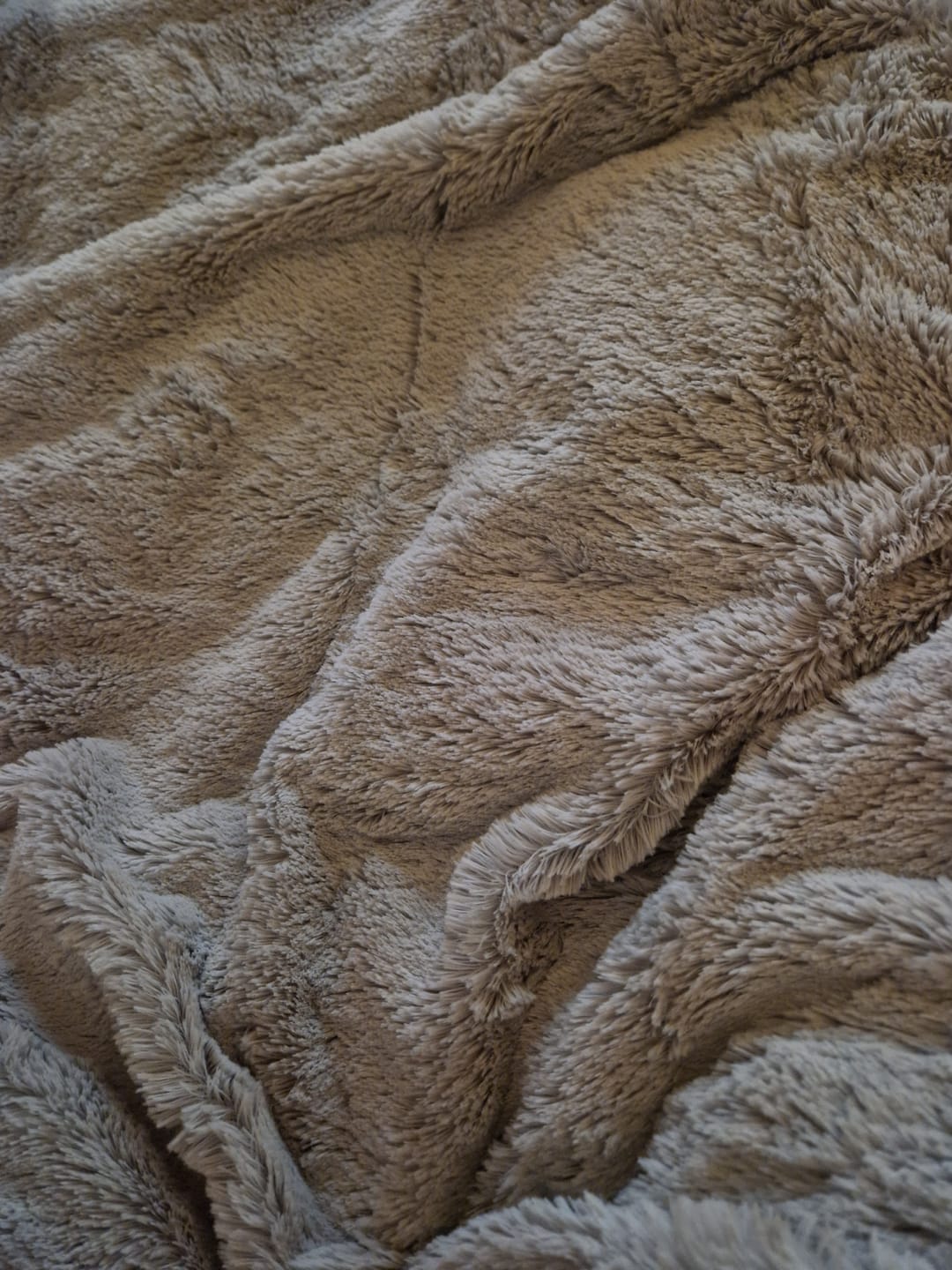 Customer photo review of Dekbedovertrek Teddy Fluffy Grijs