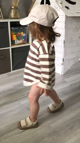 Customer photo review of Loose Striped Cotton Top