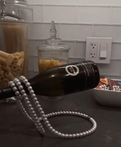 Customer photo review of Levitate™ Bottle Rack