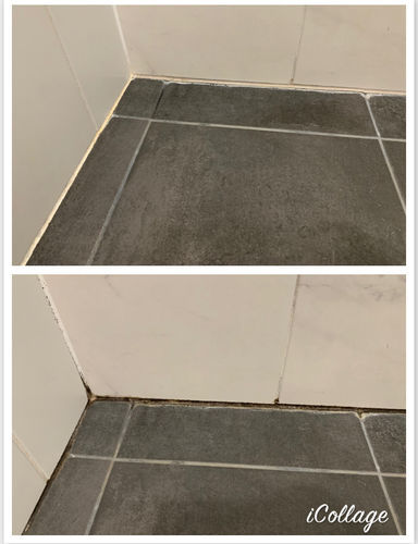 Customer photo review of GLASSGUARD™ Miracle Mould Removal Gel