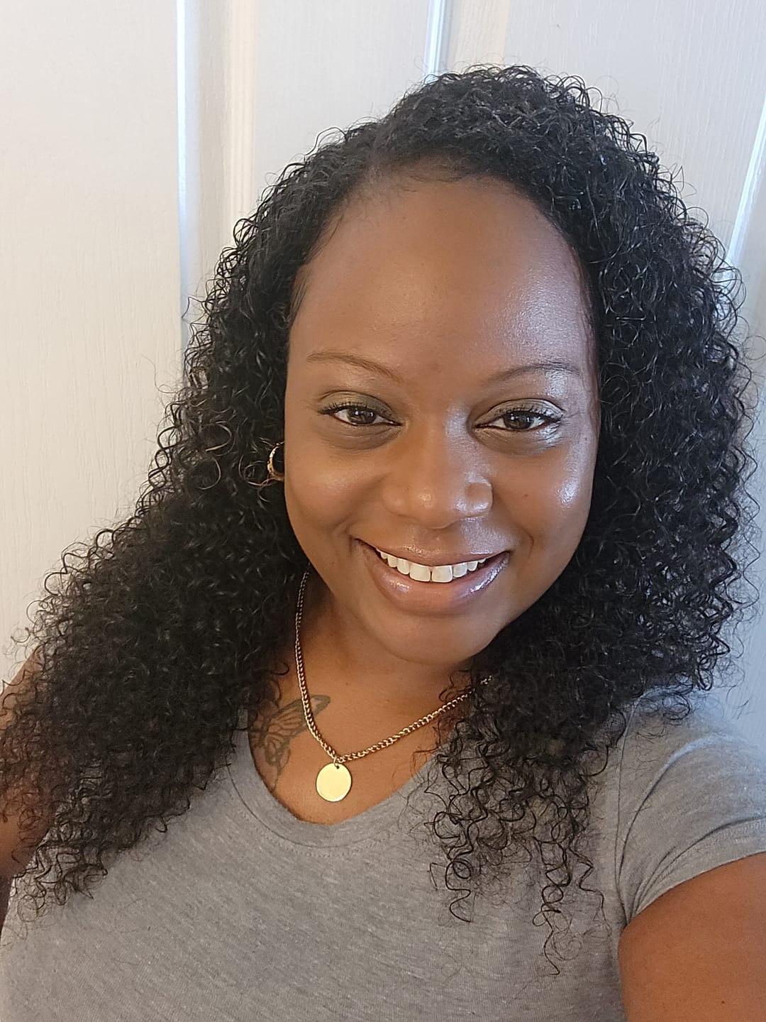 Customer photo review of Brazilian Curly Bundle