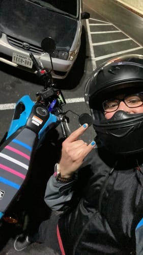 Customer photo review of Custom Seat Cover: 21-'24 GROM