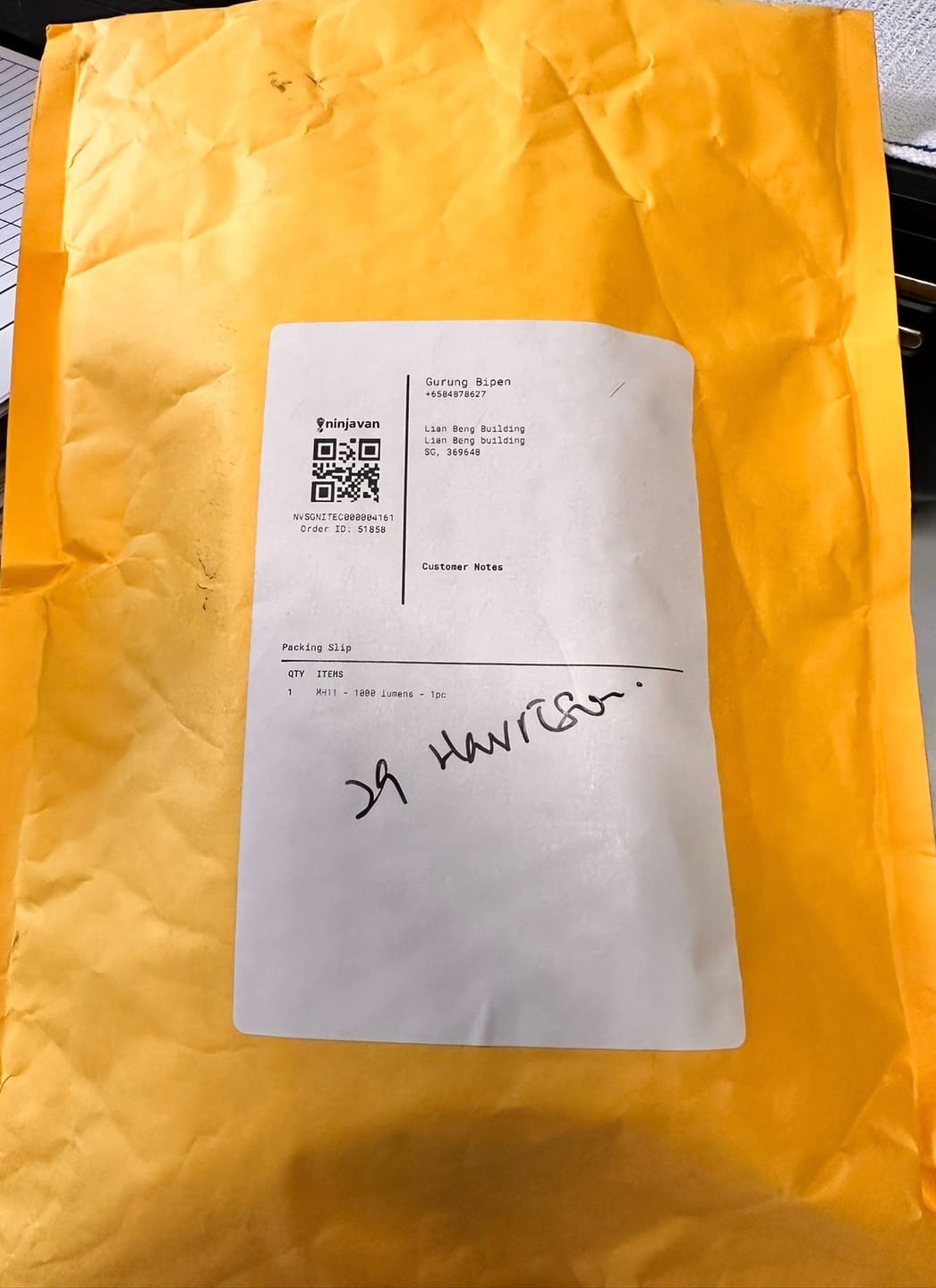 Customer photo review of Shipping protection