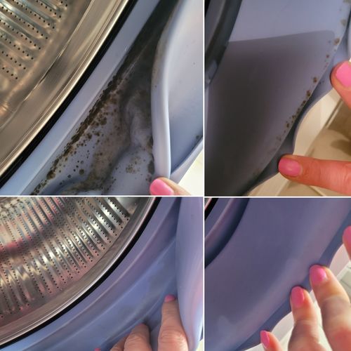 Customer photo review of GLASSGUARD™ Glass Stain & Mould Remover Bundle