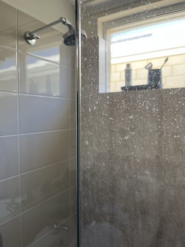Customer photo review of GLASSGUARD™ Glass Restoration Stain Remover Diamond Edition