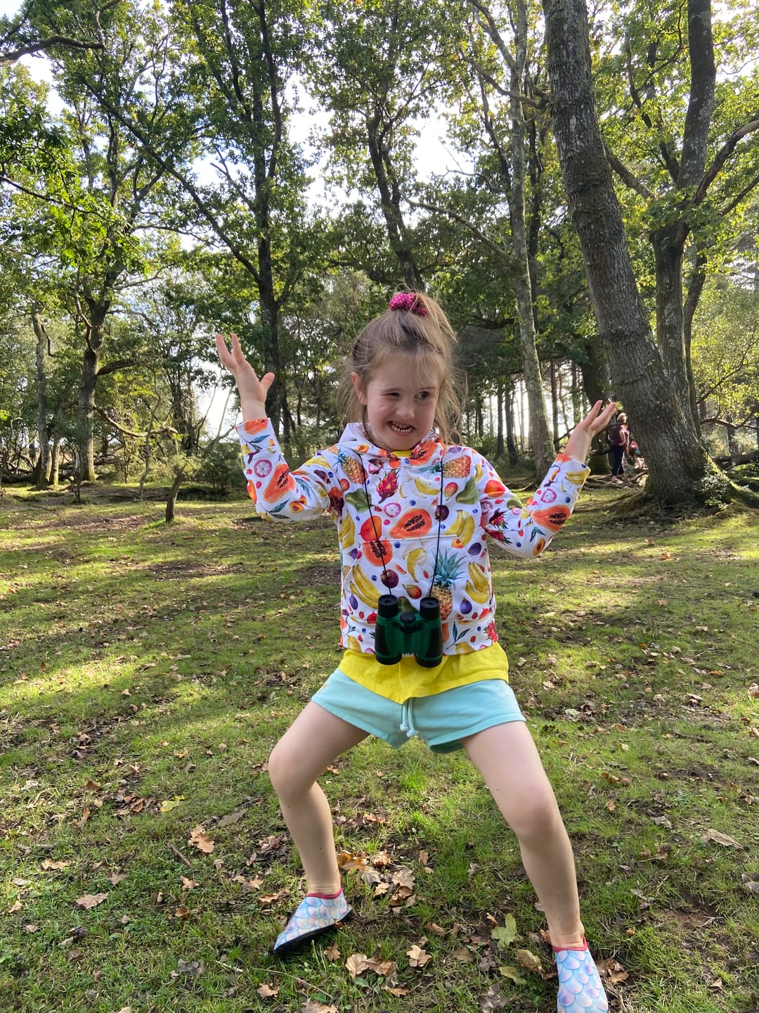 Customer photo review of Mix Fruits Digital French Terry Fabric