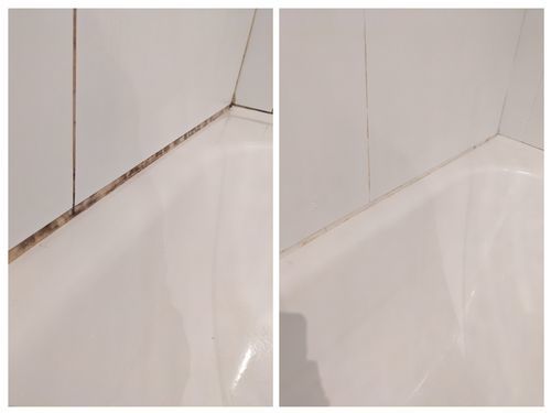 Customer photo review of GLASSGUARD™ Glass Stain & Mould Remover Bundle