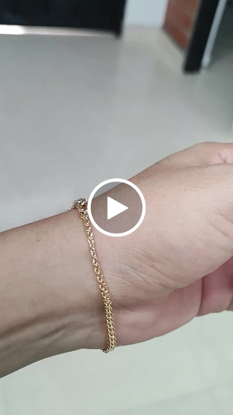 Customer video review of Pulseras Bismarck en Oro laminado 18k Para Pareja