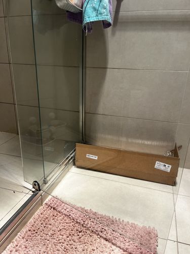 Customer photo review of GLASSGUARD™ Glass Restoration Stain Remover Diamond Edition