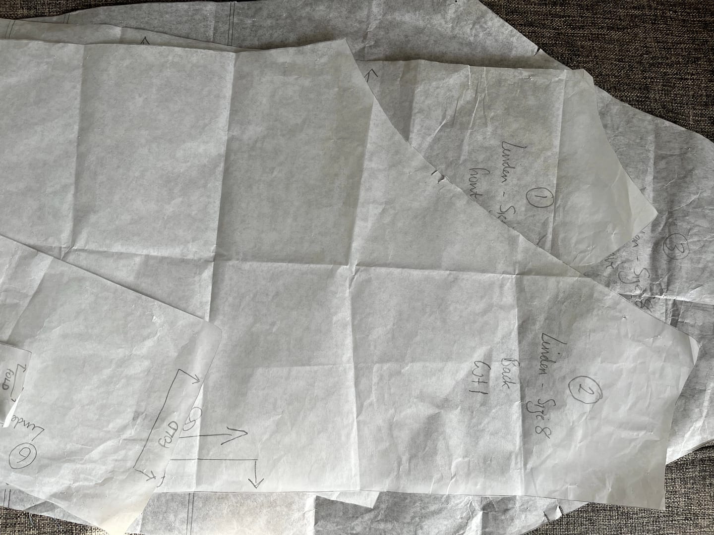 Customer photo review of Prym Dressmakers Pattern Tracing Paper
