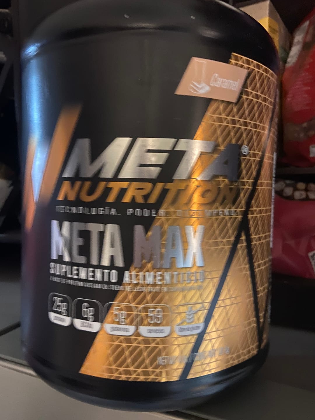 Customer photo review of Meta Max Isolate Whey Protein