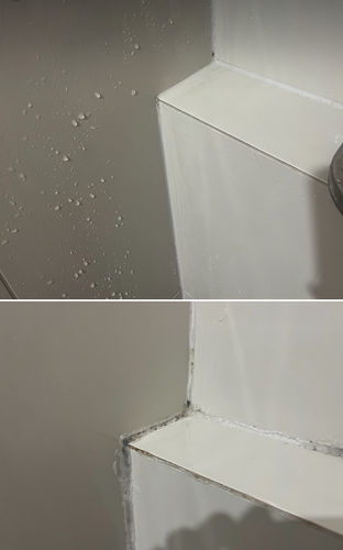 Customer photo review of GLASSGUARD™ Miracle Mould Removal Gel