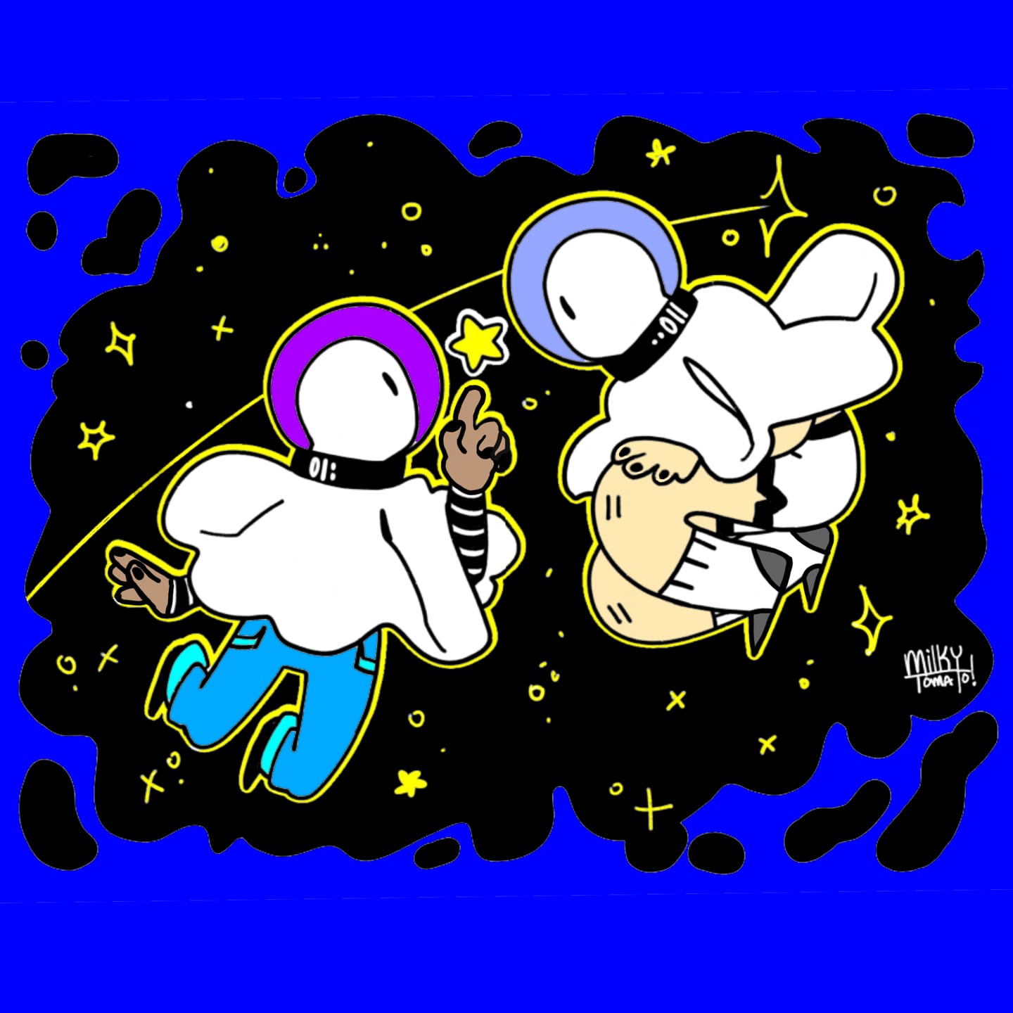 Customer photo review of Space Ghost Coloring Page PDF