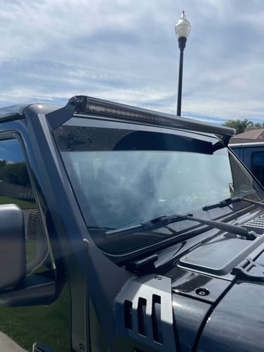 Customer photo review of Light Bar Covers