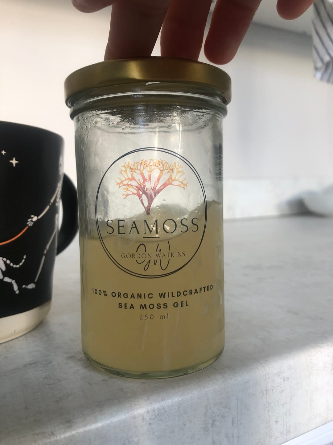Customer photo review of Golden Sea Moss Gel - Made With Wildcrafted Sea Moss (250ml & 500ml)