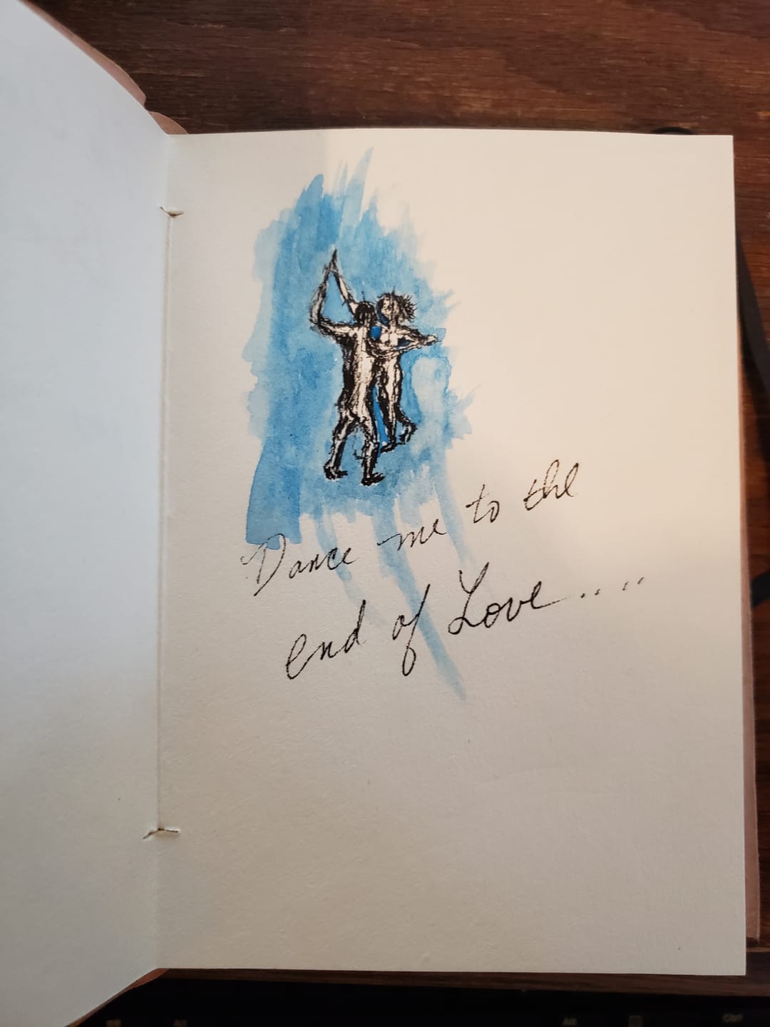 Customer photo review of "If A Story" Handmade Leather Journal