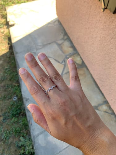Customer photo review of Bague Ajustable - À ma soeur - Je serai toujours à tes côtés (Edition limitée)