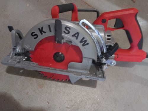 Customer photo review of SKIL SPT77WML-01 7-1/4 in. Lightweight Worm Drive SkilSaw