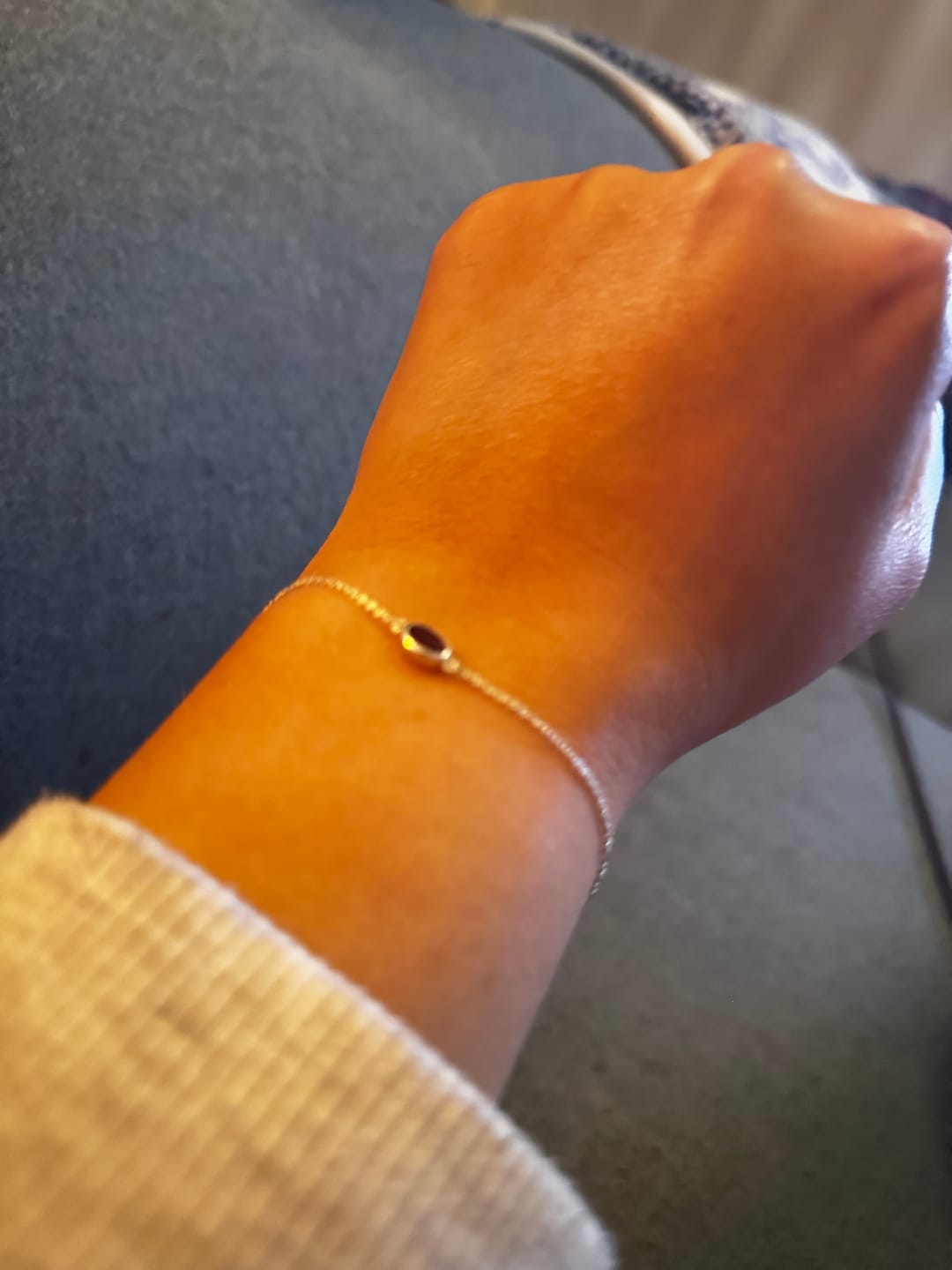 Customer photo review of Armband Februari Ametist Silver