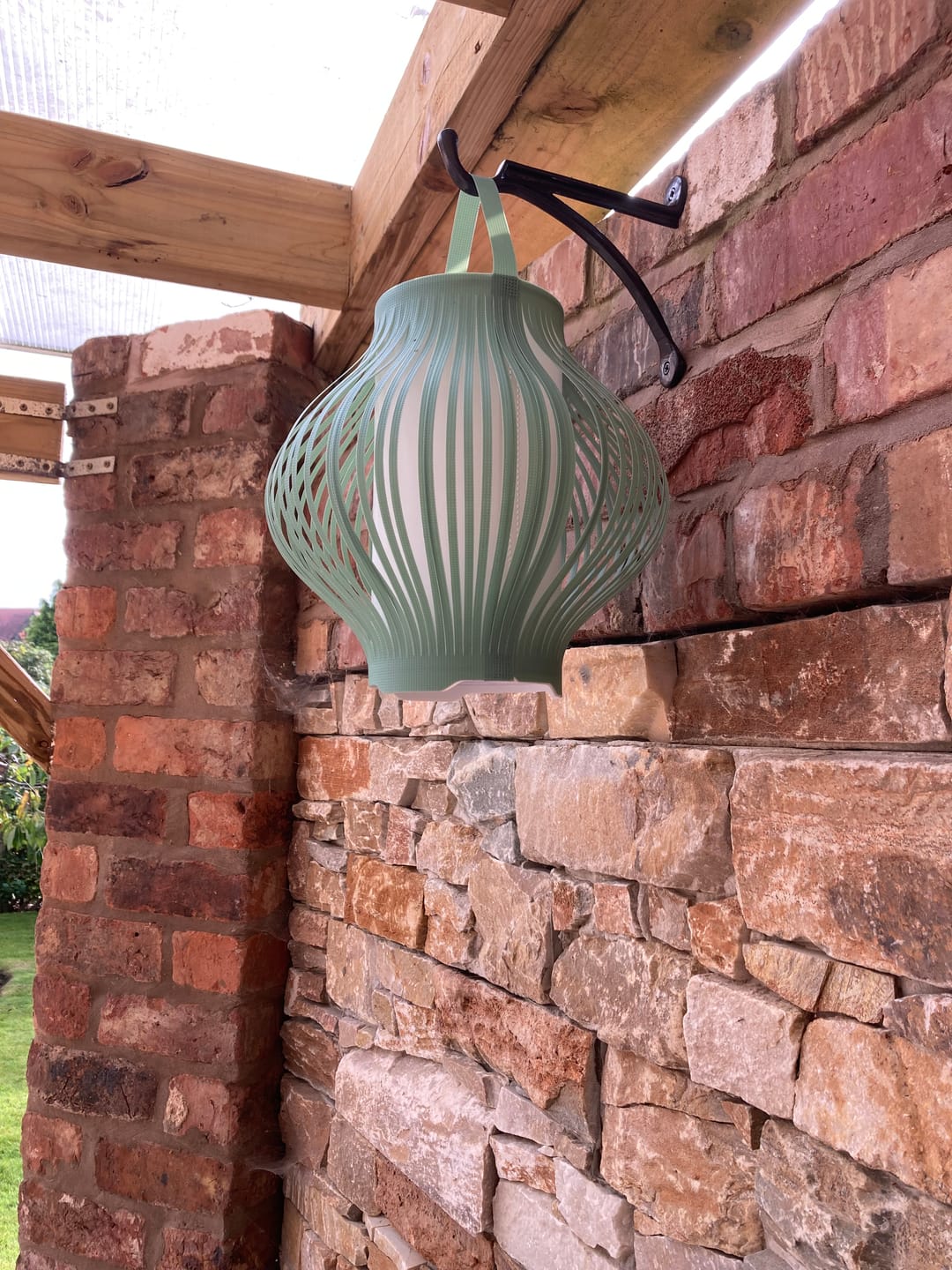 Customer photo review of 7 & 10 Inch Cast Iron Hanging Hook Bracket