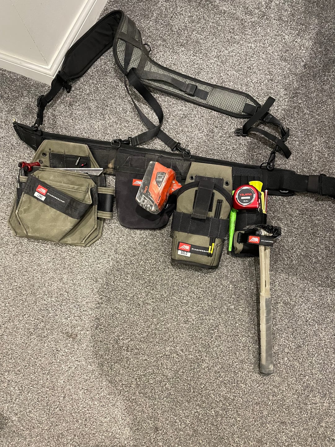 Customer photo review of DiamondBack Toolbelts | Bossman