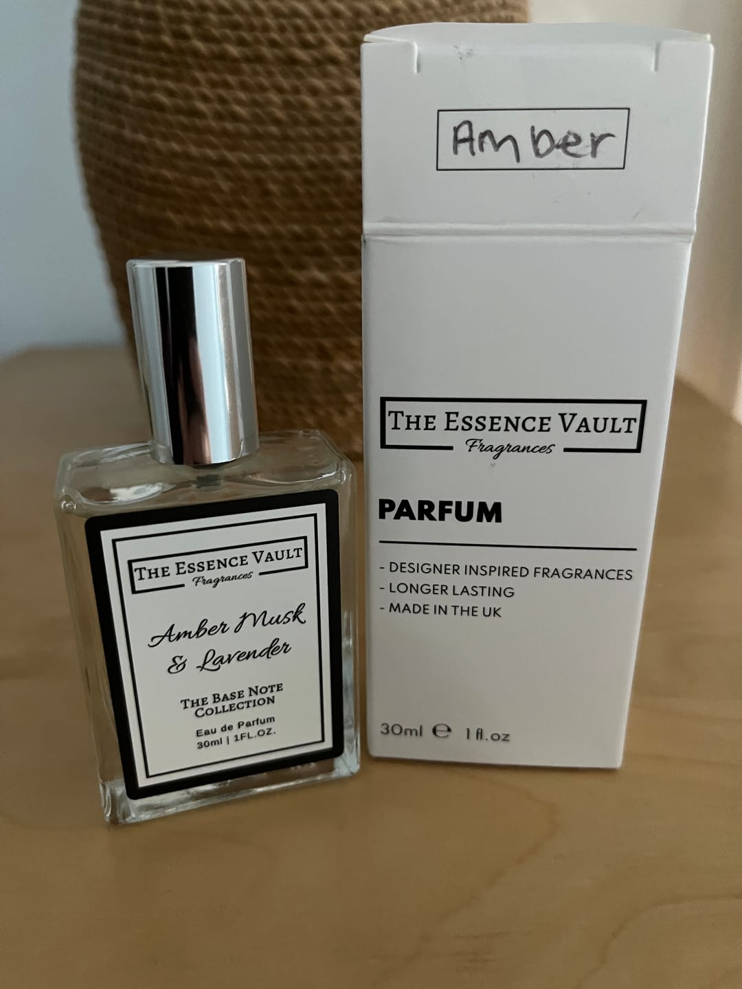 Customer photo review of Amber Musk & Lavender Eau De Parfum