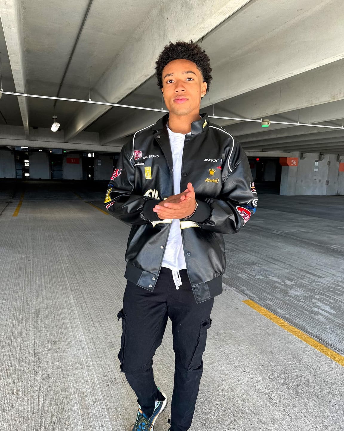 Customer photo review of Aelfric Eden Racing Leather Jacket