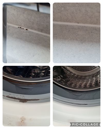 Customer photo review of GLASSGUARD™ Glass Stain & Mould Remover Bundle