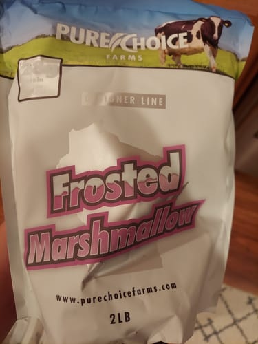 Customer photo review of Whey Protein Isolate Frosted Marshmallow
