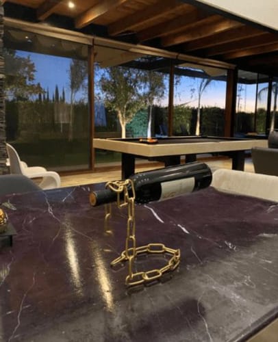 Customer photo review of Levitate™ Bottle Rack