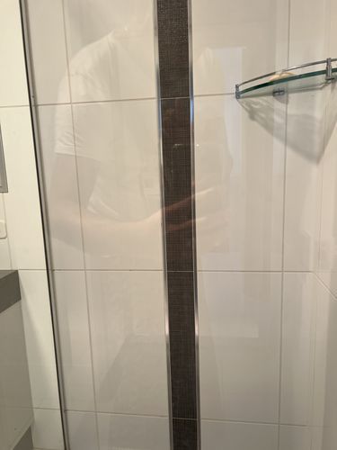 Customer photo review of GLASSGUARD™ Glass Restoration Stain Remover Diamond Edition
