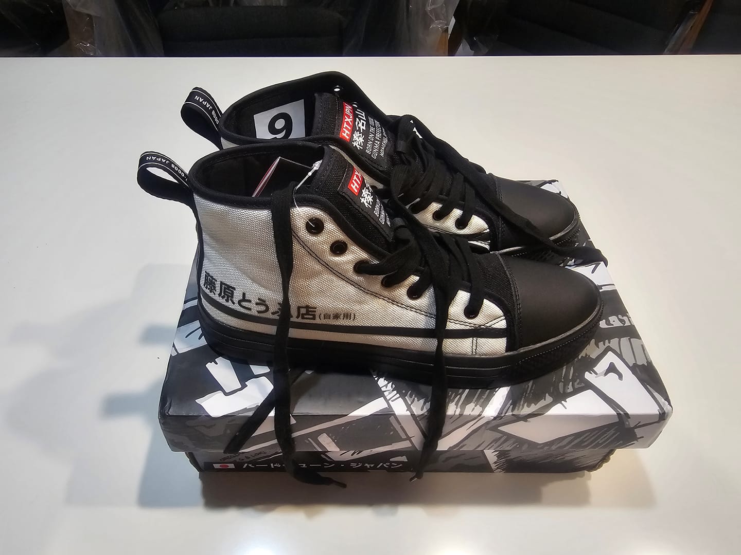 Customer photo review of HTXJPN Fuji2 High Top Sneakers
