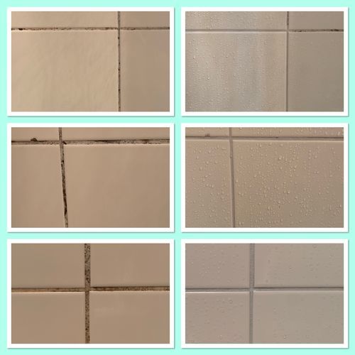 Customer photo review of GLASSGUARD™ Miracle Mould Removal Gel