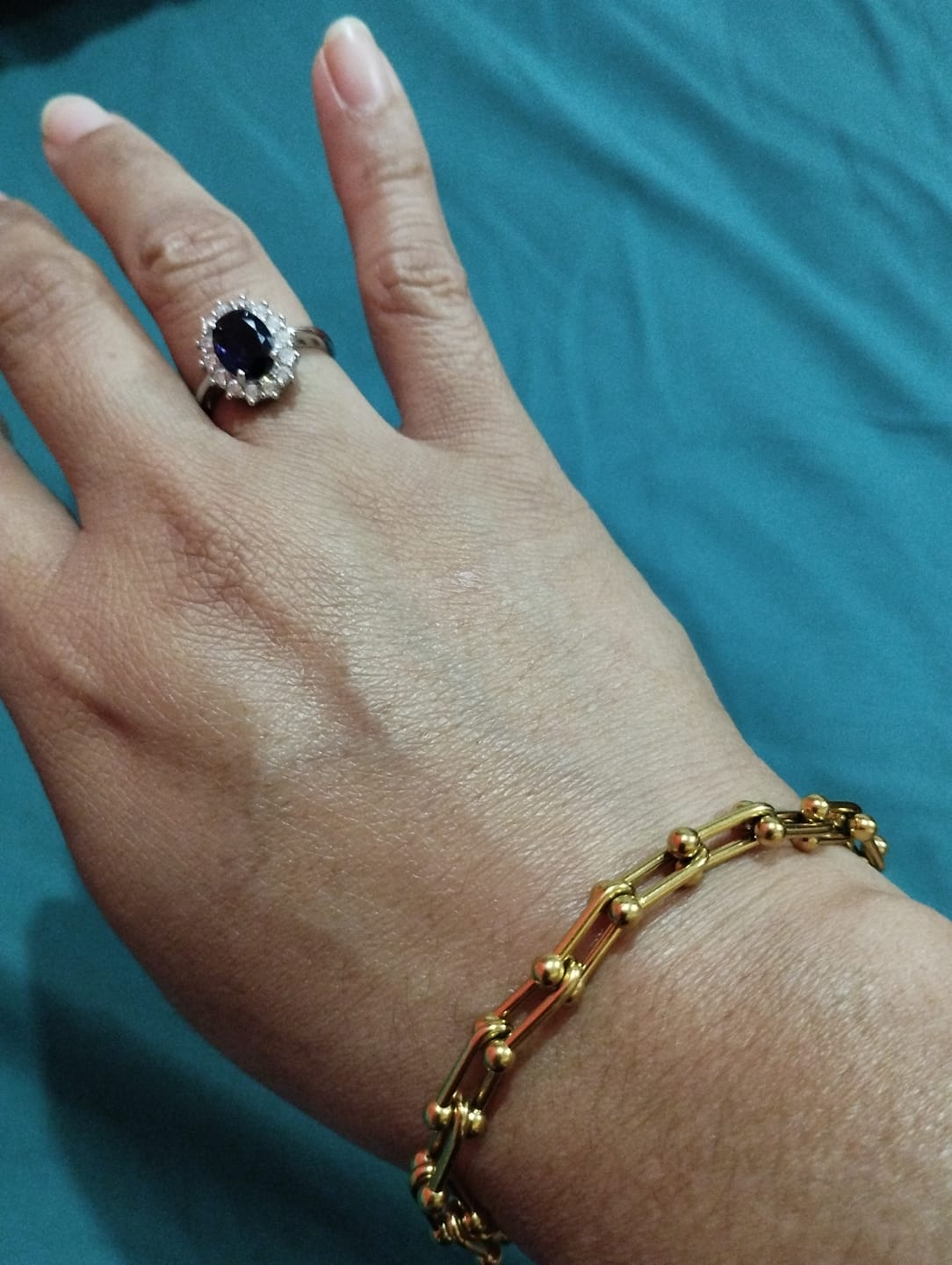 Customer photo review of Pulsera Tifany