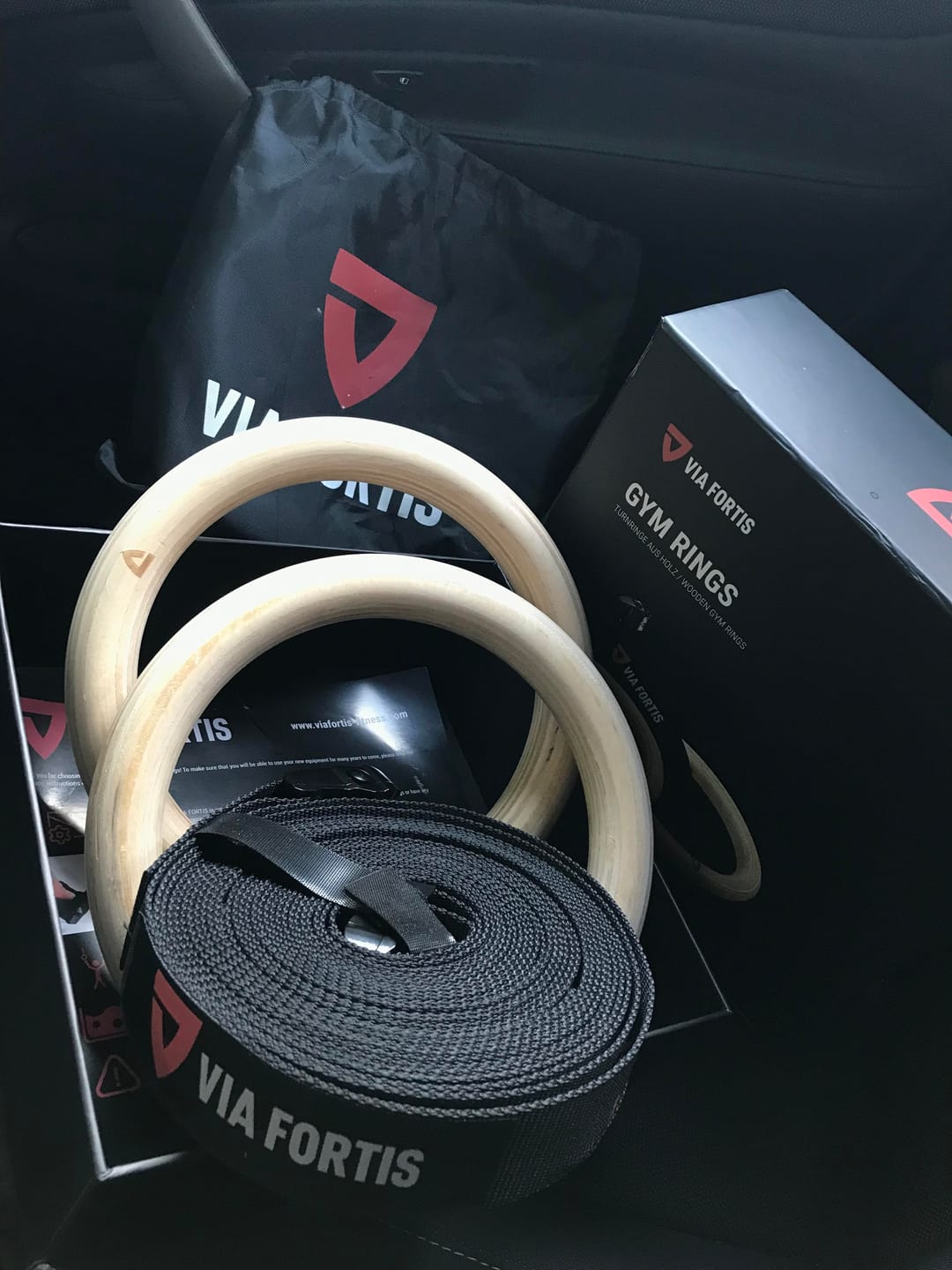 Customer photo review of Anneaux de gym Premium