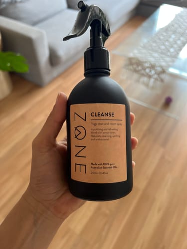 Customer photo review of ZONE Yoga Mat and Room Spray - Cleanse 250ml