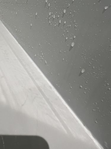 Customer photo review of GLASSGUARD™ Glass Stain & Mould Remover Bundle