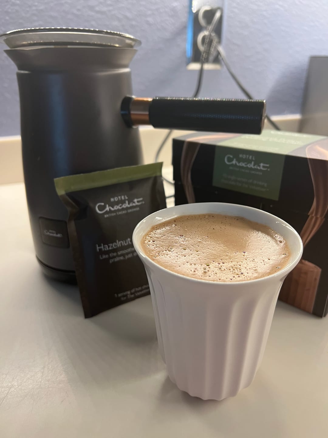 Customer photo review of Orange Supermilk Hot Chocolate Flakes