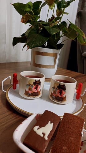 Customer photo review of Kişiye özel anne 2 çocuk el yapımı T fincan