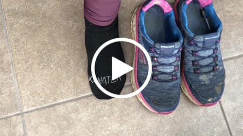 Customer video review of HEMY Waterproof Socks