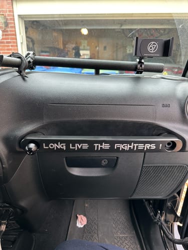 Customer photo review of Jeep JK & JKU Grab Bar