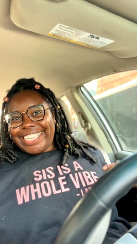 Customer photo review of Sis Is A Whole Vibe. I Am Sis - Sweatshirt