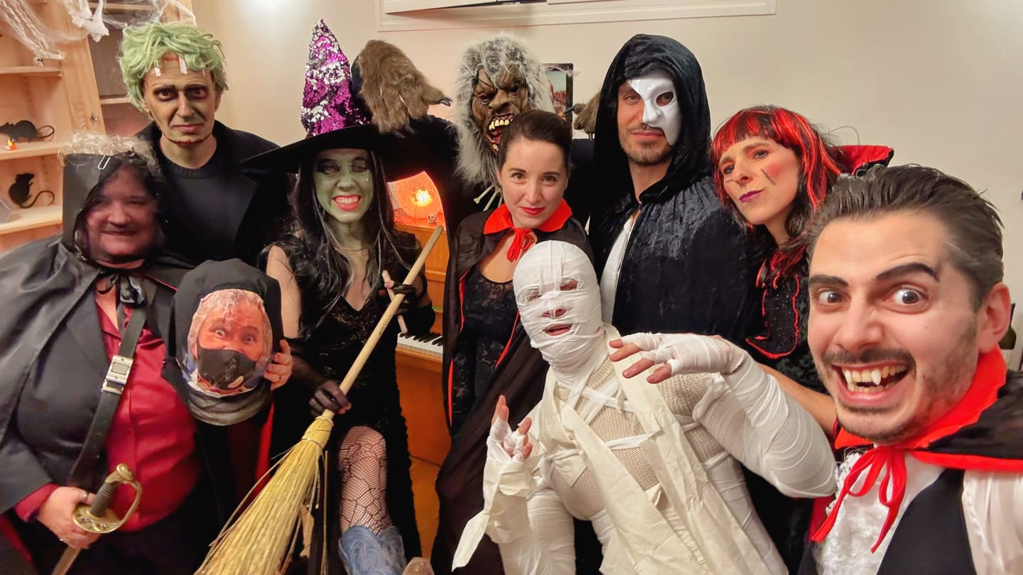 Customer photo review of Halloween Murder Mystery Game Kit - Monster Mansion