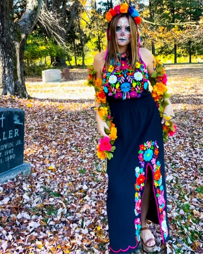 Customer photo review of Esther Floral Dress